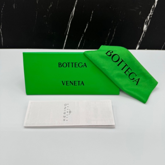 NEW BV1189S 004 BOTTEGA VENETA YELLOW GREY OVAL WOMEN SUNGLASSES - Picture 8 of 8